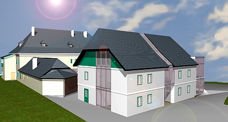 Visualisierung des Neubaues zur LA08